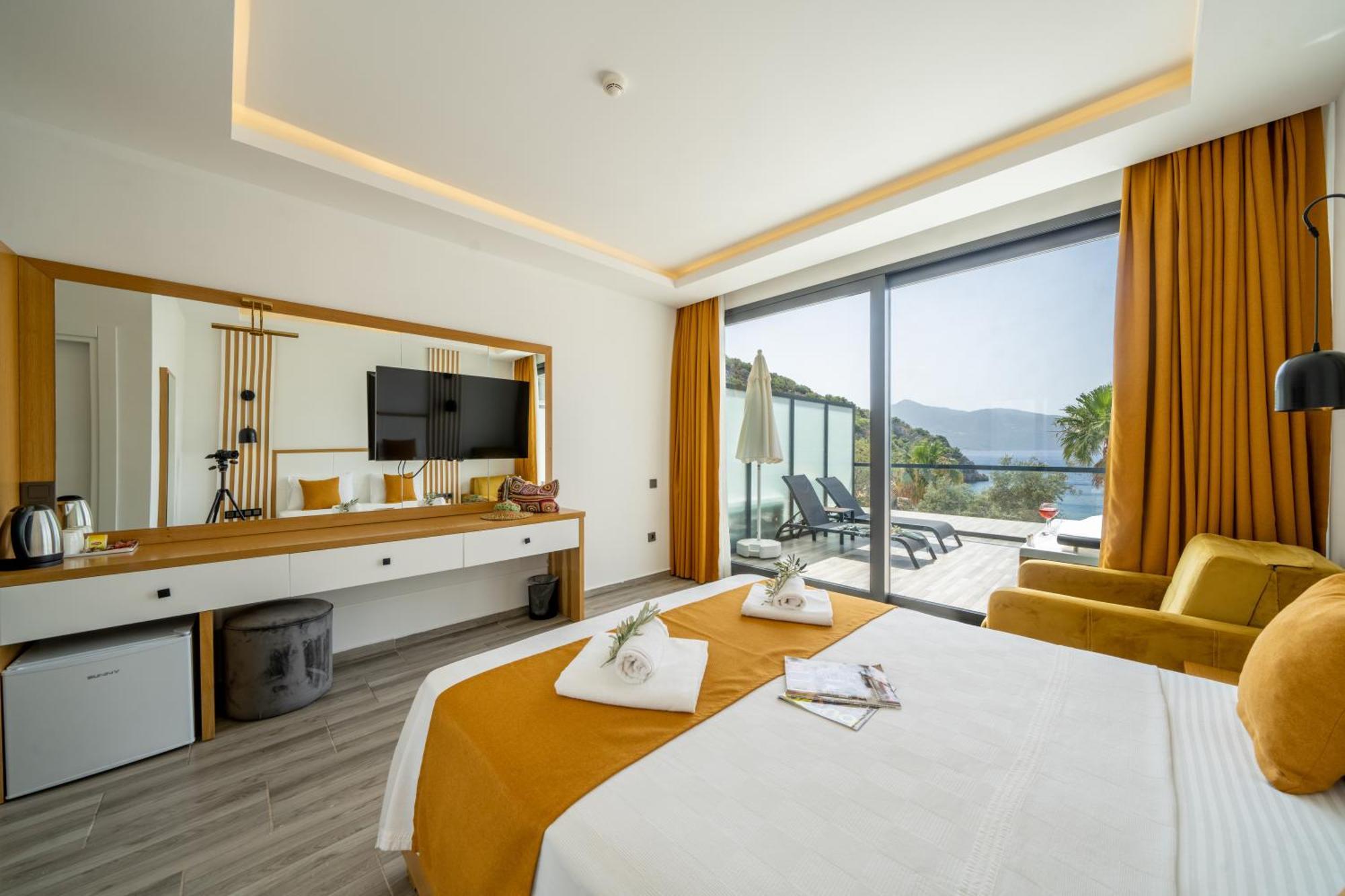 Kalkan Beach Park Hotel Каш Экстерьер фото