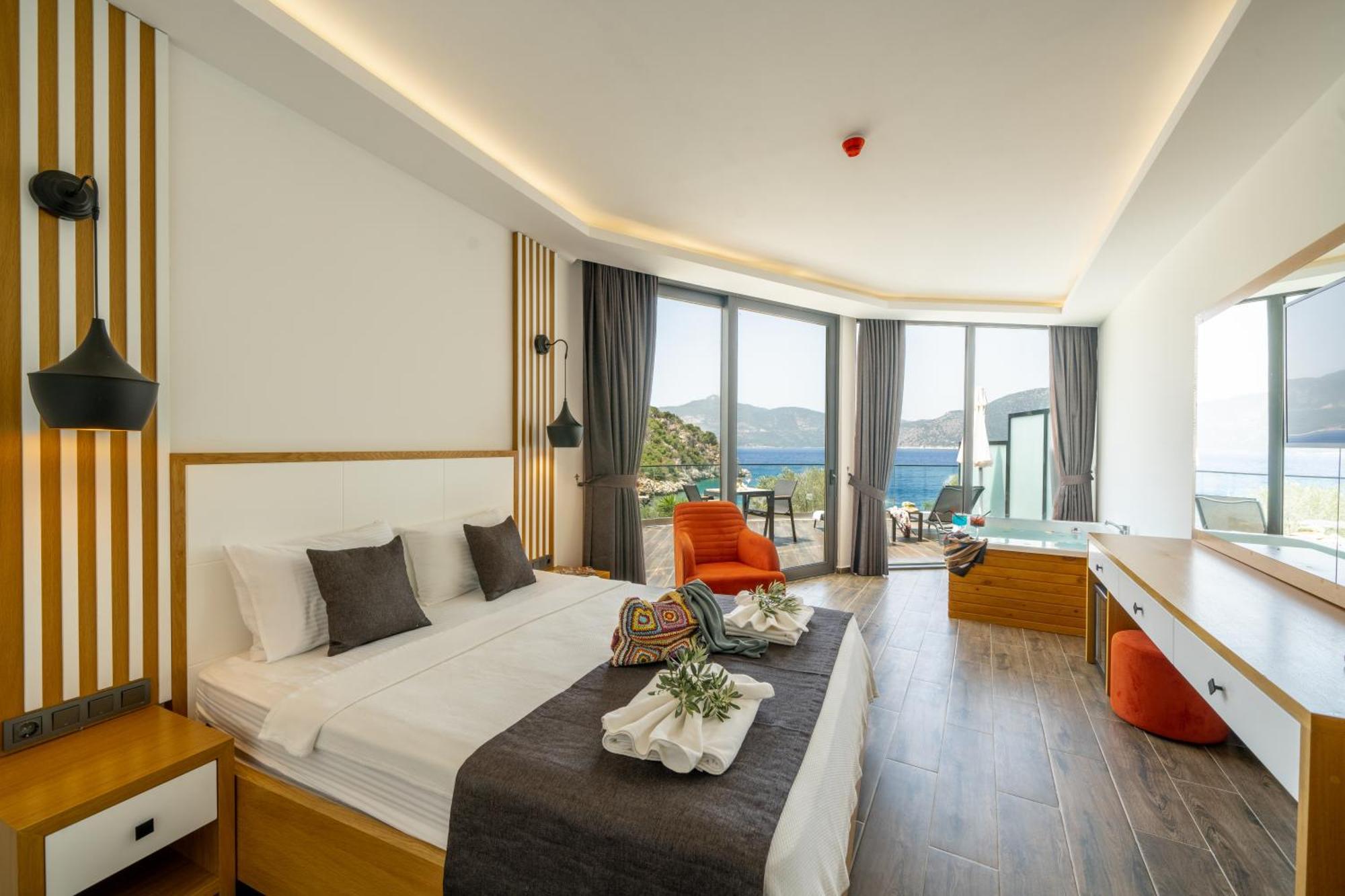 Kalkan Beach Park Hotel Каш Экстерьер фото